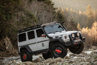 Колёсные редукторы WEREWOLF на Mercedes G-class - Фото 1