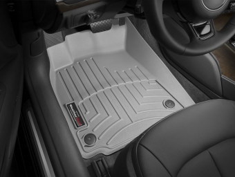 Ковры резиновые WeatherTech передние серые Audi A6 12+ 465641