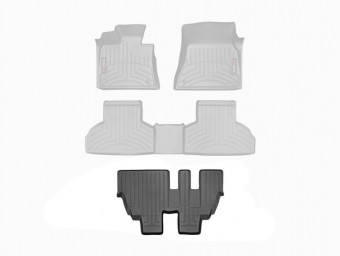 Ковры резиновые WeatherTech BMW X5/X6 (F15/F16) 14+ третий ряд черные 445593 - Фото 1