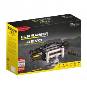 Лебедка электрическая BUSHRANGER REVO 5443 кг 12V RWR120W (металлический трос) - Фото 1