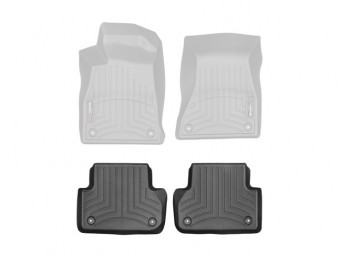 Ковры резиновые WeatherTech задние черные Audi A5 Sportback 18+ 449072 - Фото 1