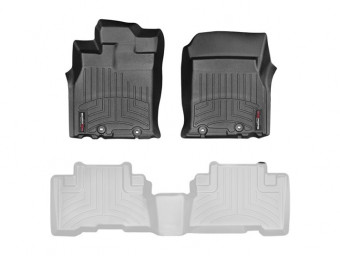 Ковры резиновые WeatherTech Toyota FJ Cruiser 11+ АКПП передние черные 446041 - Фото 1