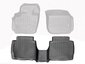 Ковры резиновые WeatherTech Ford Mondeo 13+ задние черные 444832