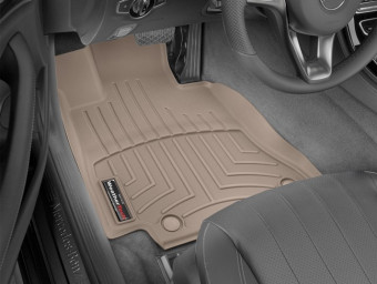 Ковры резиновые WeatherTech MB E (W213/S213) 17+ передние беж. 459731