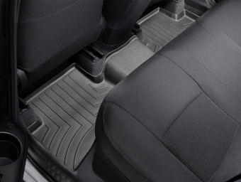 Ковры резиновые WeatherTech Toyota C-HR 17+ (бенз., FWD) задние черные 4411234