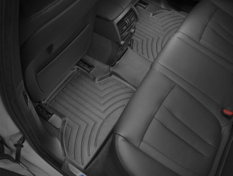 Ковры резиновые WeatherTech BMW X5/X6 (F15/F16) 14+ задние черные 445592