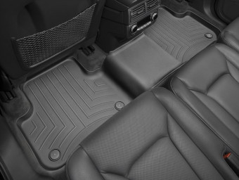 Ковры резиновые WeatherTech Audi Q7 16+ задние черные 448872