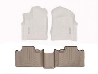 Ковры резиновые WeatherTech Jeep Grand Cherokee 16+ задние беж. 453242 - Фото 1