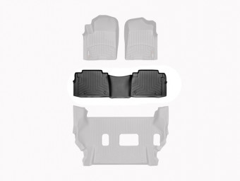 Ковры резиновые WeatherTech Infiniti Qx-80 14+ задние черные 443362 - Фото 1