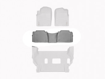 Ковры резиновые WeatherTech Infiniti Qx-80 14+ задние серые 463362 - Фото 1