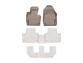 Ковры резиновые WeatherTech Volvo XC-90 16+ передние беж. 458281