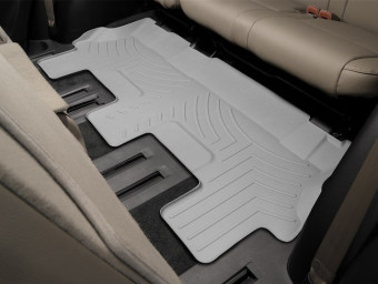 Ковры резиновые WeatherTech Toyota Sequoia 12+ третий ряд серые 460936 - Фото 0