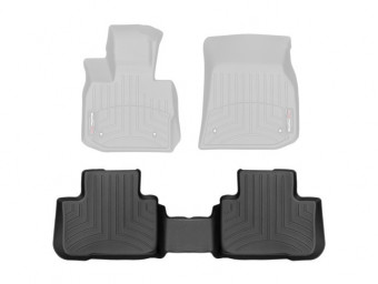 Ковры резиновые WeatherTech BMW X3 (G01) 18+ задние черные 4412732 - Фото 1