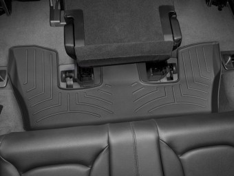 Ковры резиновые WeatherTech Audi Q7 16+ третий ряд черные 448873