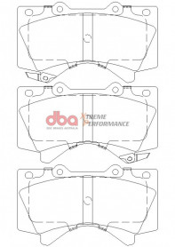 Тормозные колодки DBA Xtreme Performance TLC200/LX570, передние 1838XP - Фото 1