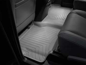 Ковры резиновые WeatherTech Toyota Sequoia 12+ (без ц. консоли) задние серые 460934