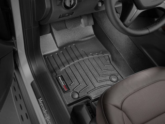 Ковры резиновые WeatherTech MB ML/GLE/GLS 12+ передние черные 444011