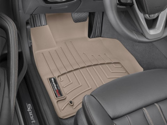 Ковры резиновые WeatherTech BMW 5 (G30/G31) 17+ передние беж. 4510891