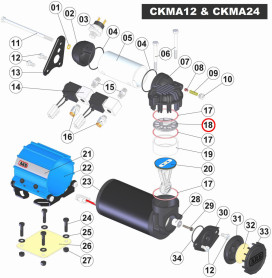 Крышка клапана в сборе для компрессоров ARB 320105SP