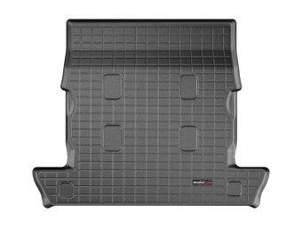 Ковер резиновый WeatherTech Lexus LX 12+ в багажник (за 2-й ряд) черный 40856 - Фото 0