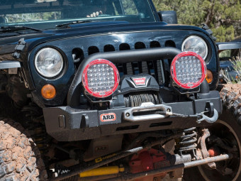 Передняя "короткая" защита JEEP WRANGLER JK 07-18 (текстурированая покраска) ARB 3450430 - Фото 1