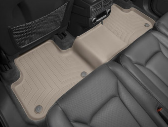 Ковры резиновые WeatherTech Audi Q7 16+ задние беж. 458872