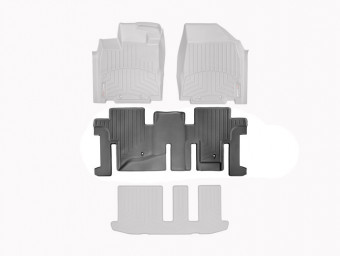 Ковры резиновые WeatherTech Infiniti Qx-60 14+ задние черные 444452 - Фото 1