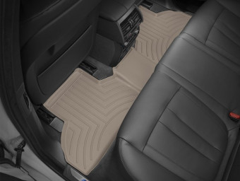 Ковры резиновые WeatherTech BMW X5/X6 (F15/F16) 14+ задние беж. 455592