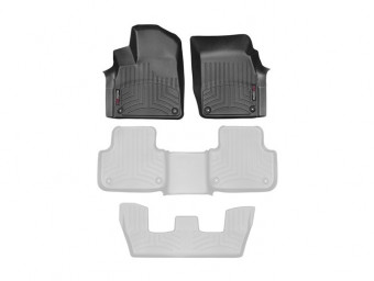 Ковры резиновые WeatherTech Audi Q7 16+ передние черные 448871 - Фото 1