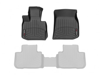 Ковры резиновые WeatherTech BMW X3 (G01) 18+ передние черные 4412731 - Фото 1