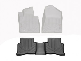 Ковры резиновые WeatherTech Hyundai Tucson/Kia Sportage 16+ задние черные 448162