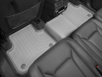 Ковры резиновые WeatherTech Audi Q7 16+ задние серые 468872