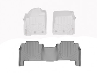 Ковры резиновые WeatherTech Lexus LX/Toyota LC200 12+ задние серые 461572 - Фото 1