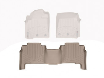 Ковры резиновые WeatherTech Lexus LX/Toyota LC200 12+ задние беж. 451572 - Фото 1