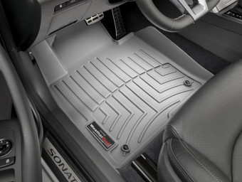 Ковры резиновые WeatherTech Hyundai Sonata 15+ передние серые 466661