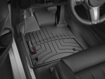 Ковры резиновые WeatherTech BMW X5/X6 (F15/F16) 14+ передние черные 445591