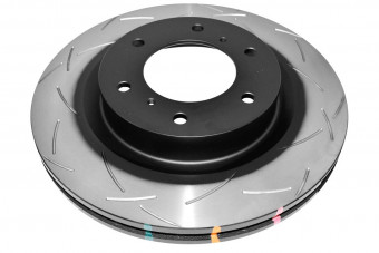 Усиленный тормозной диск T3 SLOT Mitsubishi Pajero 07+ передний DBA42216S