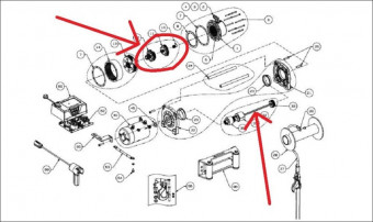 Запчасти к лебедке Tabor 12K by WARN 92087