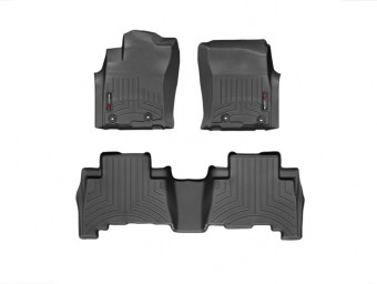 К-кт ковриков резиновых WeatherTech Lexus GX/Toyota LC150 14+ перед+зад черные 444931-442862