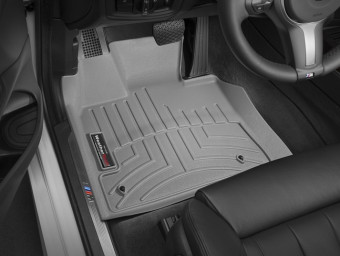 Ковры резиновые WeatherTech BMW X5/X6 (F15/F16) 14+ передние серые 465591