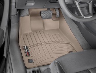 Ковры резиновые WeatherTech передние беж. Audi Q5 18+ 4511461