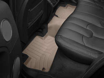 Ковры резиновые WeatherTech Range Rover Evoque 14+ задние (5-door, Coupe) беж. 454043