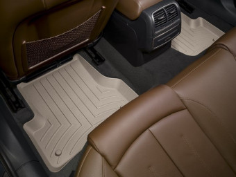 Ковры резиновые WeatherTech задние беж. Audi A6 12+ 453742