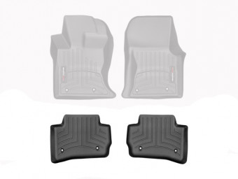 Ковры резиновые WeatherTech Jaguar F-pace 17+ задние черные 449632