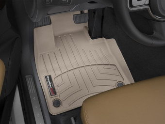 Ковры резиновые WeatherTech Volvo XC-90 16+ передние беж. 458281 - Фото 1