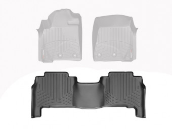 Ковры резиновые WeatherTech Lexus LX/Toyota LC200 12+ задние черные 441572 - Фото 1