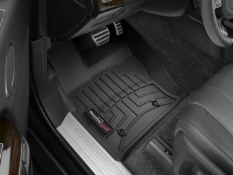 Ковры резиновые WeatherTech Range Rover/RR Sport, Discovery 14+/17+ передние черные 444801