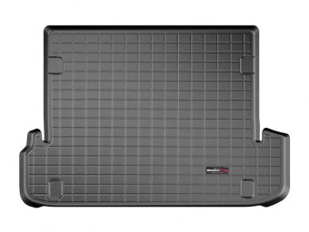 Ковер резиновый WeatherTech Toyota LC150 14+ в багажник  (для 2-х зонного климата) черный 40837