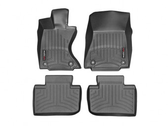 Килимки гумові WeatherTech Lexus IS AWD+RWD 14+ задні чорні 445752 - Фото 1