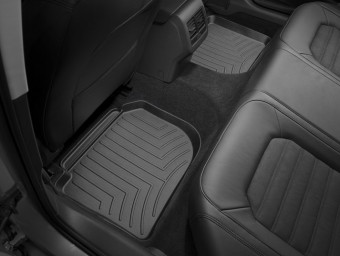 Ковры резиновые WeatherTech VW Tiguan 18+ задние черные 449892